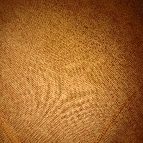 Eddie Bauer Quarter Zip Pullover XL Orange Sweater Soft Warm Casual Outdoor - Picture 9 of 9